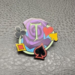 Disney Mad Party Alice in Wonderland Card Suits Collectible Trading Pin 1.5"